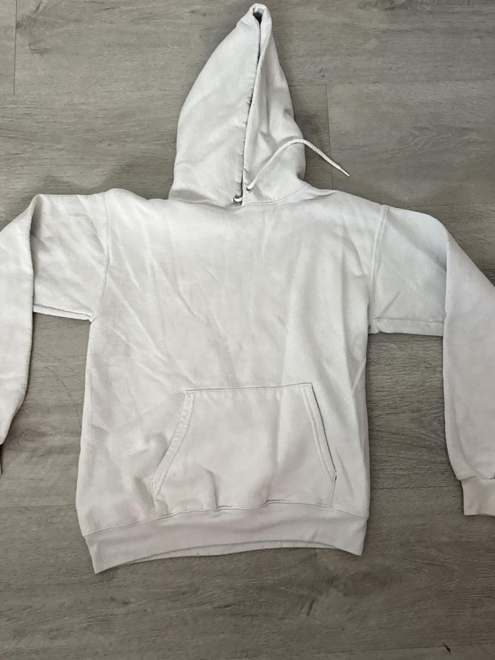 Plain White Pullover Hoodie